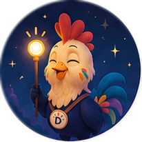Diki, the Dikivo companion, in his evening outfit